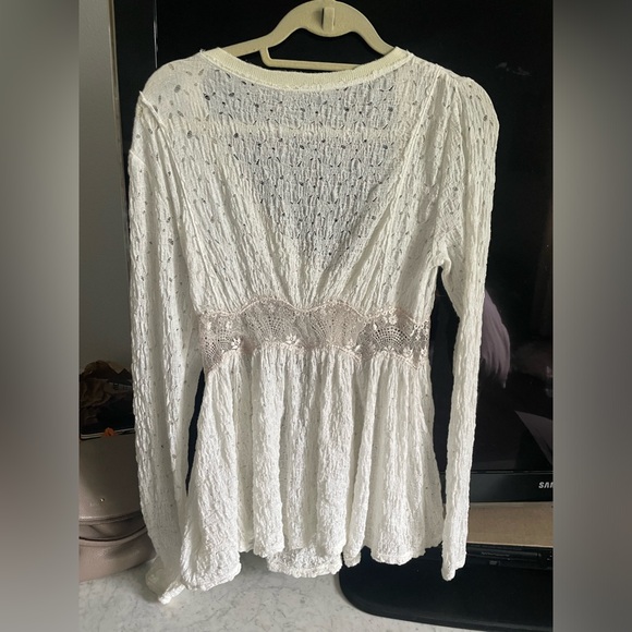 Free people lace button up top - Picture 5 of 8